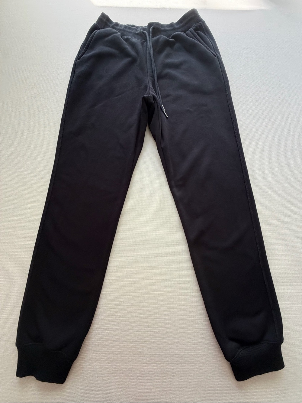 Uniqlo Heattech Black Drawstring Jogger Sweatpants
